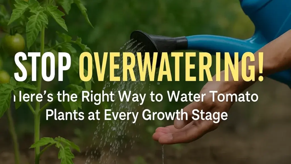How to Water Tomatoes Perfectly Every Time - tomatoes guide and tips by Plantlyze plant experts