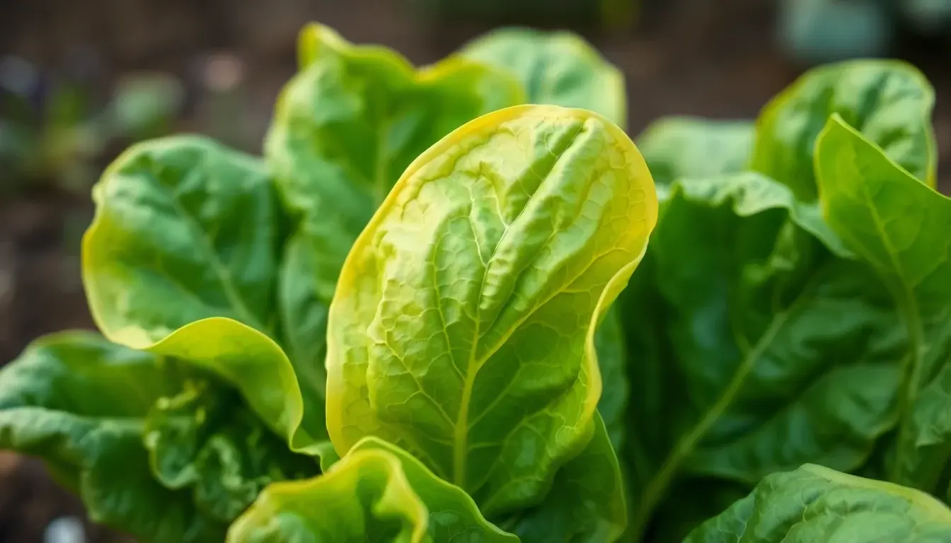 Spinach Yellow Leaves Causes and Solutions - plant care guide and tips by Plantlyze plant experts
